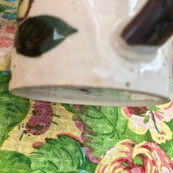 Vintage Otagiri Style Cups with Sugar & Creamer Speckled Stoneware Japan - Picture 6 of 16